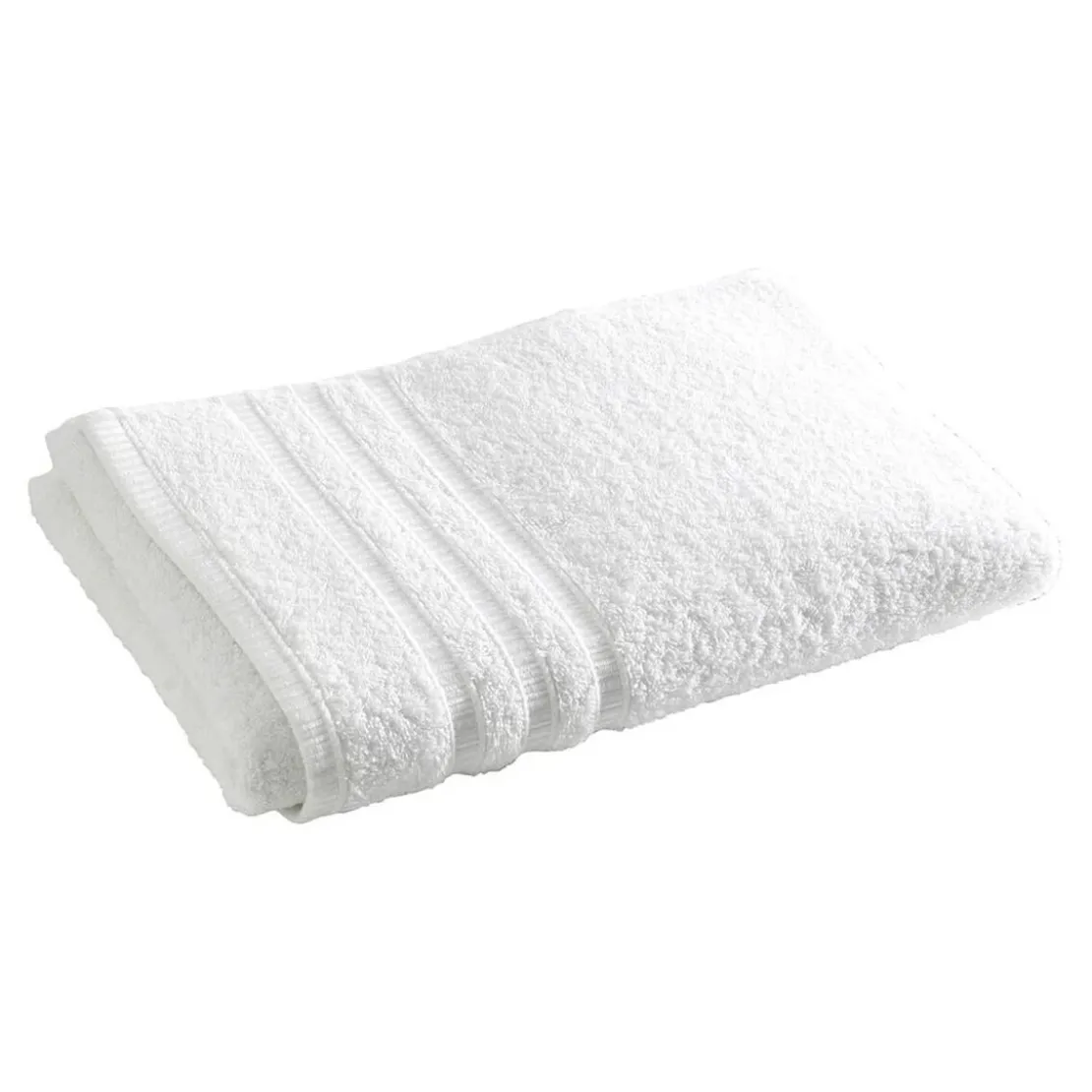 BecquetDrap de bain et serviette de toilette en coton 470 g/m² blanc cassé - BANDESECHELLE
