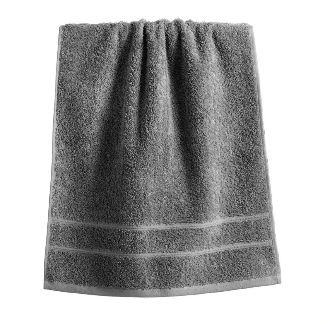 BecquetDrap de bain 600 g/m² COTON EGYPTE - gris silex