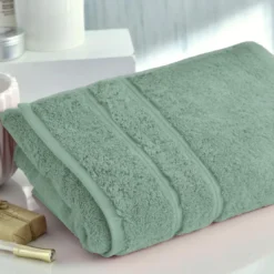 BecquetDrap de bain 600 g/m² COTON EGYPTE - vert amande
