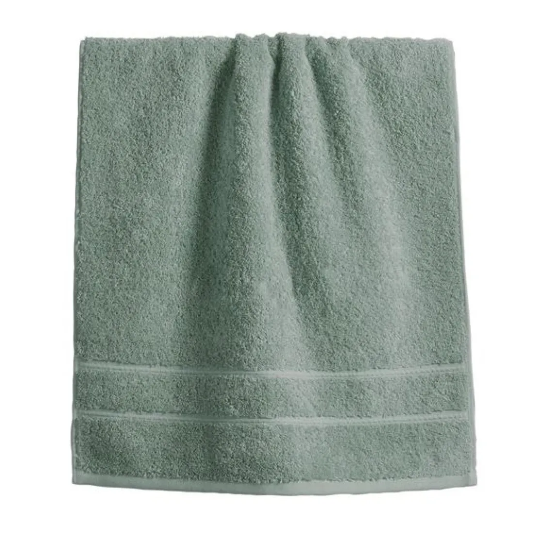 BecquetDrap de bain 600 g/m² COTON EGYPTE - vert de gris