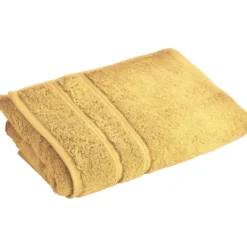 BecquetDrap de bain 600 g/m² COTON EGYPTE - jaune paille