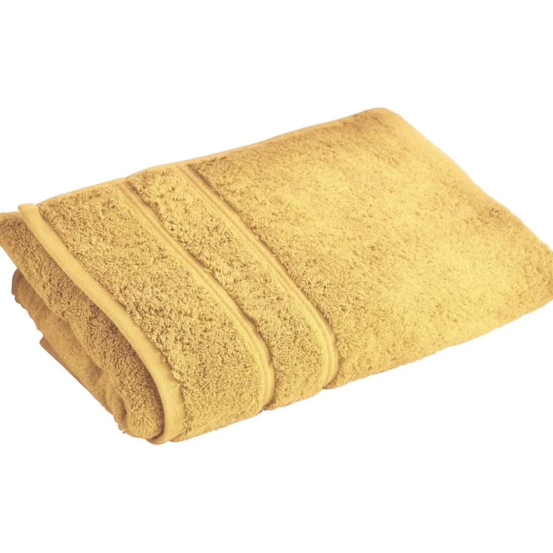 BecquetDrap de bain 600 g/m² COTON EGYPTE - jaune paille