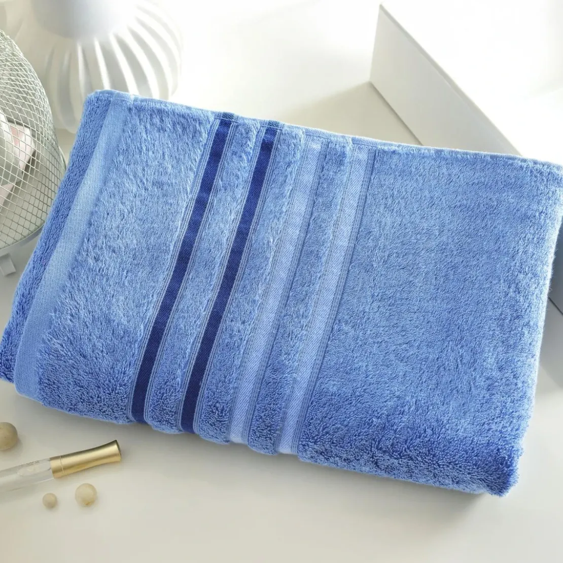 BecquetDrap de bain 560 g/m² EXTRA SOFT - bleu pacifique