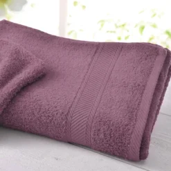 BecquetDrap De Bain Uni Lauréat 450gm²- Violet prune
