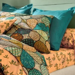 BecquetDrap housse coton motif vintage rétro DR MAGDA