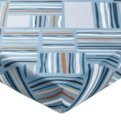BecquetDrap housse en coton bleu grisé - LIVIO