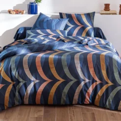 BecquetDrap housse en coton bleu marine -SPORTY CHIC