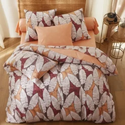 BecquetDrap-housse en coton beige - PALME