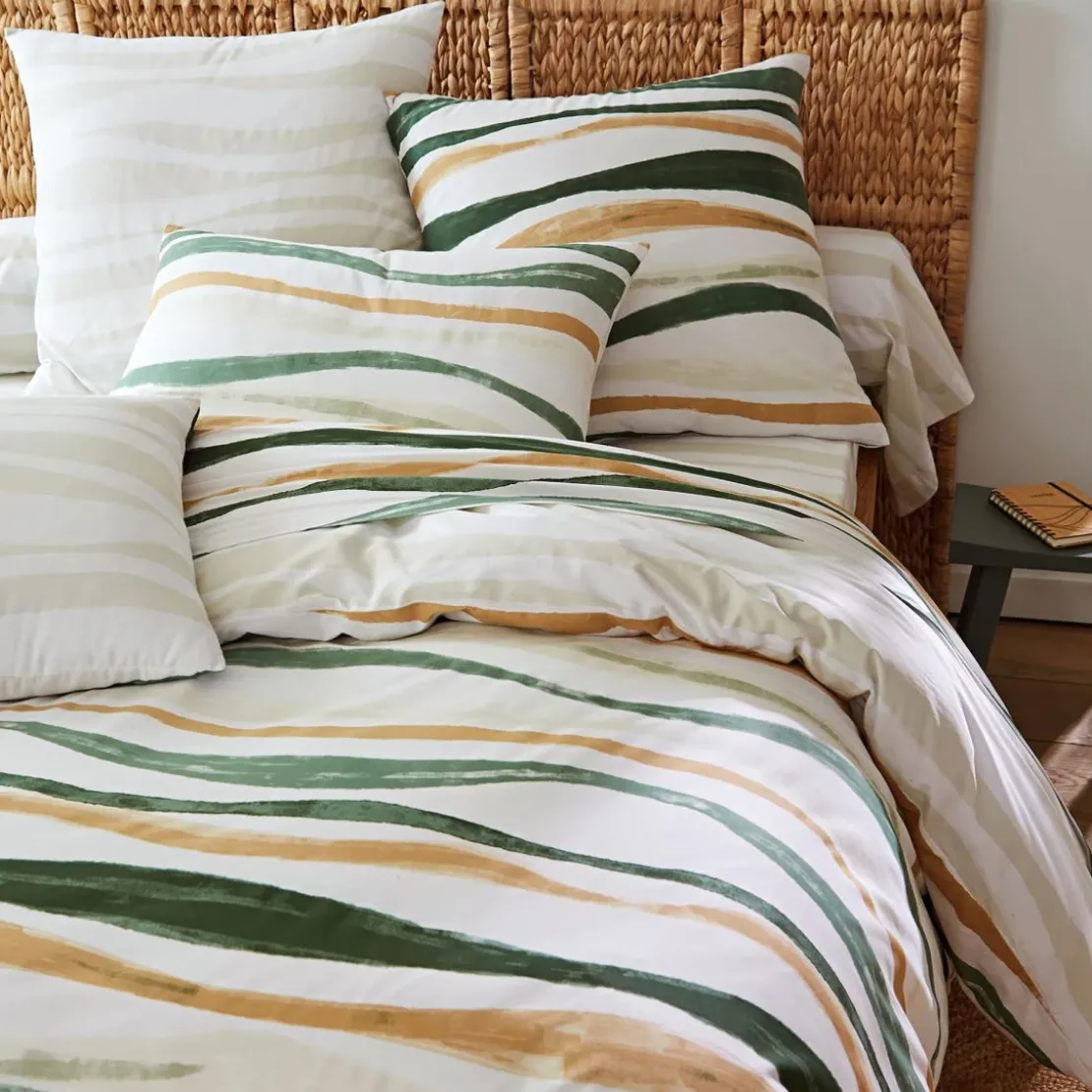 BecquetDrap-housse en coton beige - FLOFLO