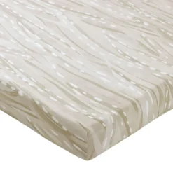 BecquetDrap-housse en coton beige sable - PACIFIQUE