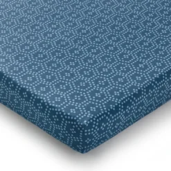 BecquetDrap-housse en coton bleu - CUZCO