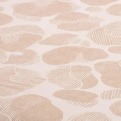 BecquetDrap-housse en coton beige à motif graphique - PAULETTE