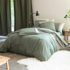BecquetDrap housse en coton DR. VICTOR - vert kaki