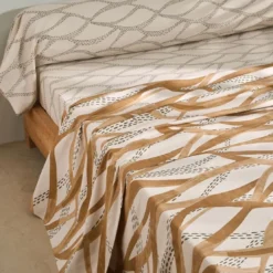 BecquetDrap housse en coton DESERTIQUE - beige