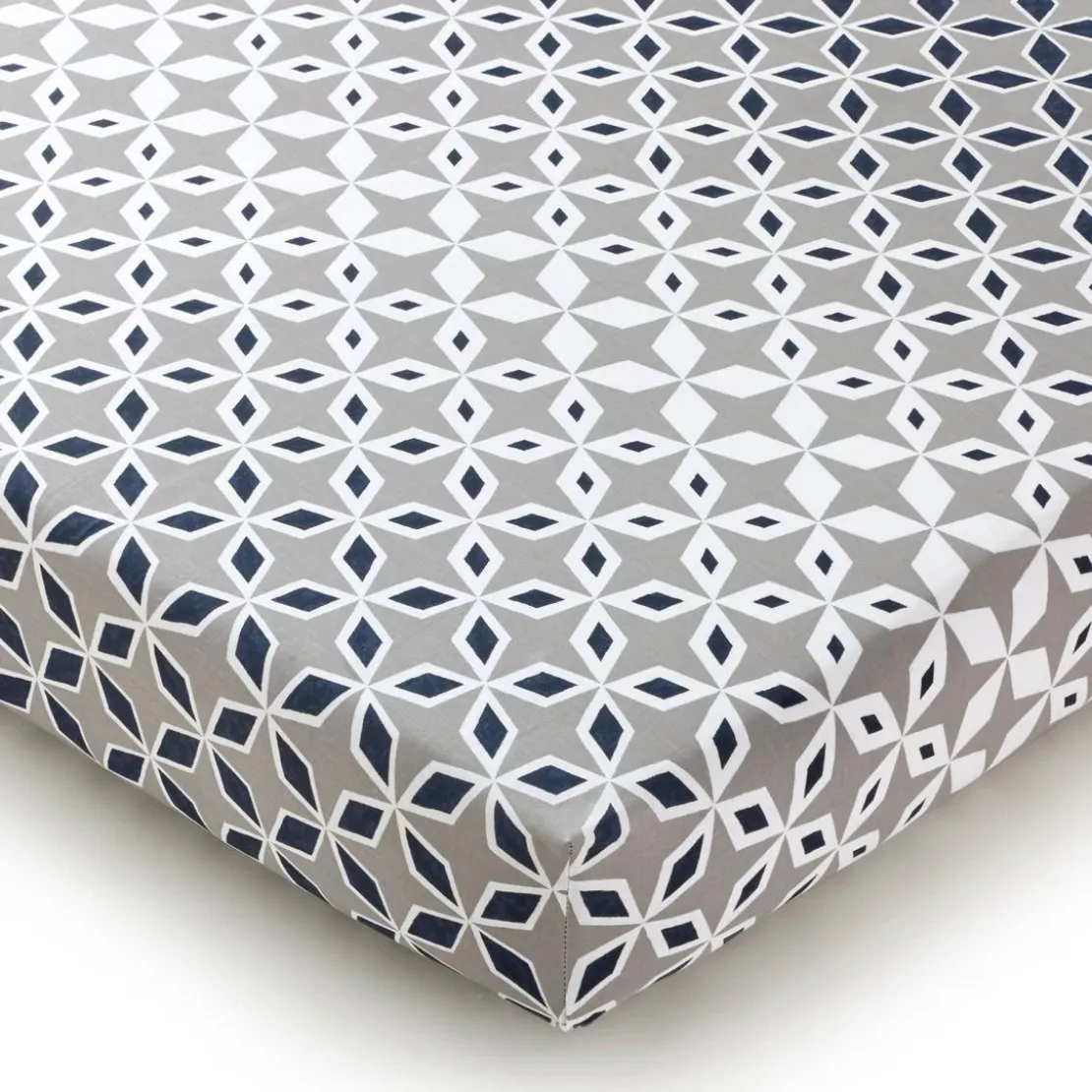 BecquetDrap housse en coton gris - THIBAULT