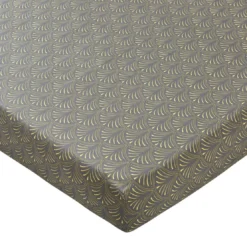 BecquetDrap-housse en coton gris - BALTIA