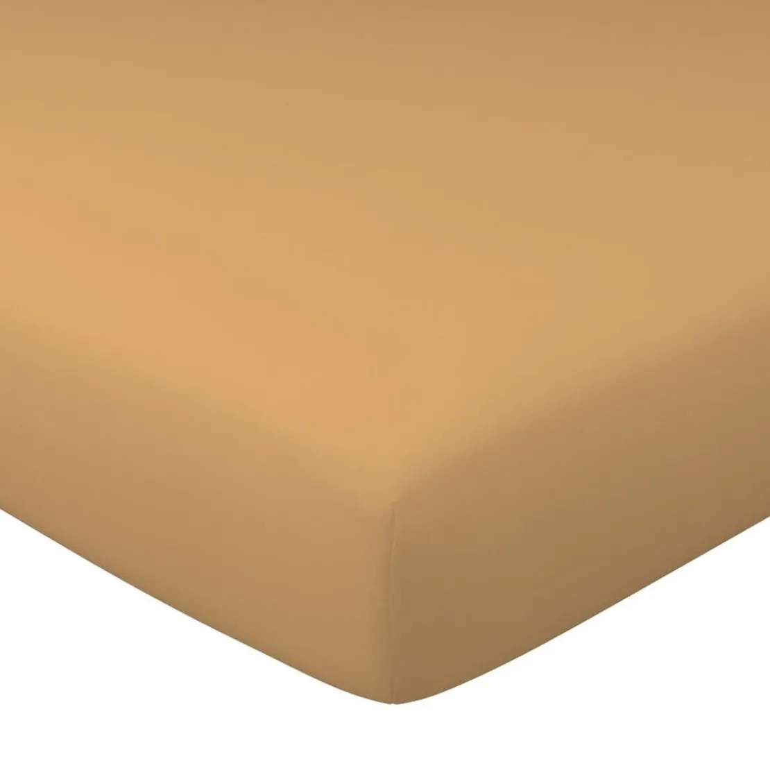 BecquetDrap housse en coton marron caramel - YOUYOU