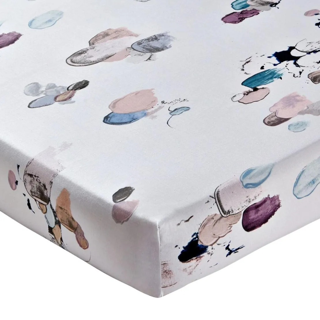 BecquetDrap housse en coton PASTELLE Violet parme