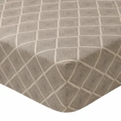 BecquetDrap-housse en coton taupe - ILE DE CANDIE