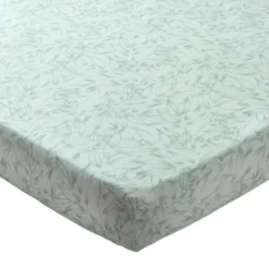 BecquetDrap housse en coton vert d'eau - LEANE