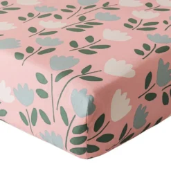 BecquetDrap-housse enfant en coton licorne - rose