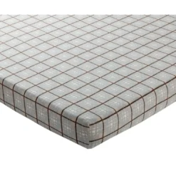 BecquetDrap-housse en flanelle de coton gris - MONTAGNARD