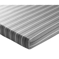 BecquetDrap Housse en flanelle gris foncé - CARREAUX