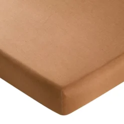 BecquetDrap Housse en lin uni Lauréat Caramel
