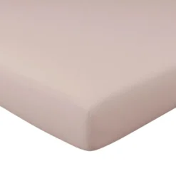 BecquetDrap housse en percale de coton PORTE DU DESERT - gris