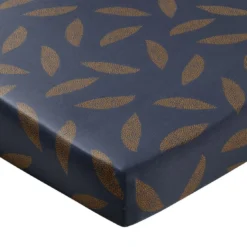BecquetDrap housse en satin de coton bleu marine - AUGUSTIN