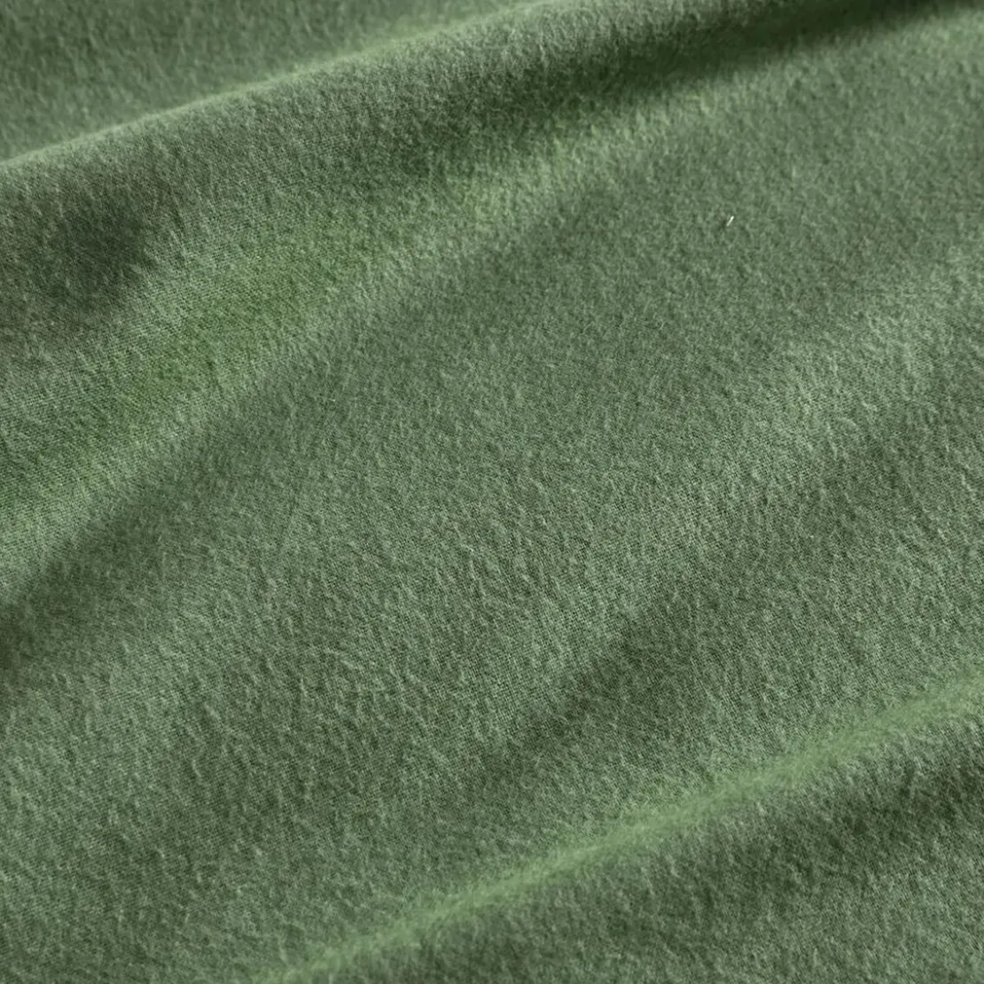 BecquetDrap housse FLANELLE UNI - vert kaki