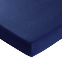 BecquetDrap housse FLANELLE UNI - bleu encre