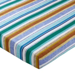 BecquetDrap-housse fleurs multicolores FESTIVE