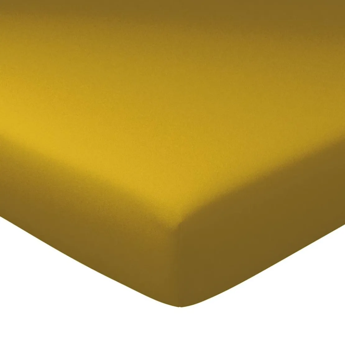 BecquetDrap housse grand bonnet FLANELLE UNI - jaune soleil