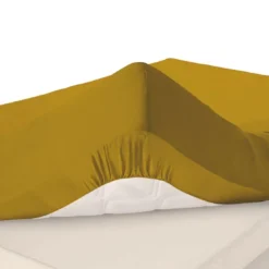 BecquetDrap housse grand bonnet FLANELLE UNI - jaune soleil