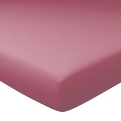 BecquetDrap housse grand bonnet FLANELLE UNI - rose Framboise