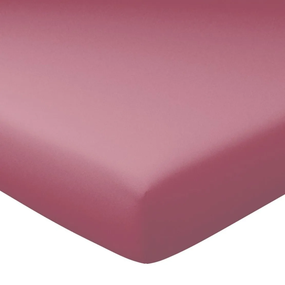 BecquetDrap housse grand bonnet FLANELLE UNI - rose Framboise