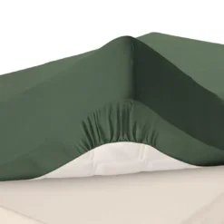 BecquetDrap housse grand bonnet FLANELLE UNI - vert kaki