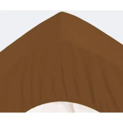 BecquetDrap-housse Grands Bonnets en jersey marron