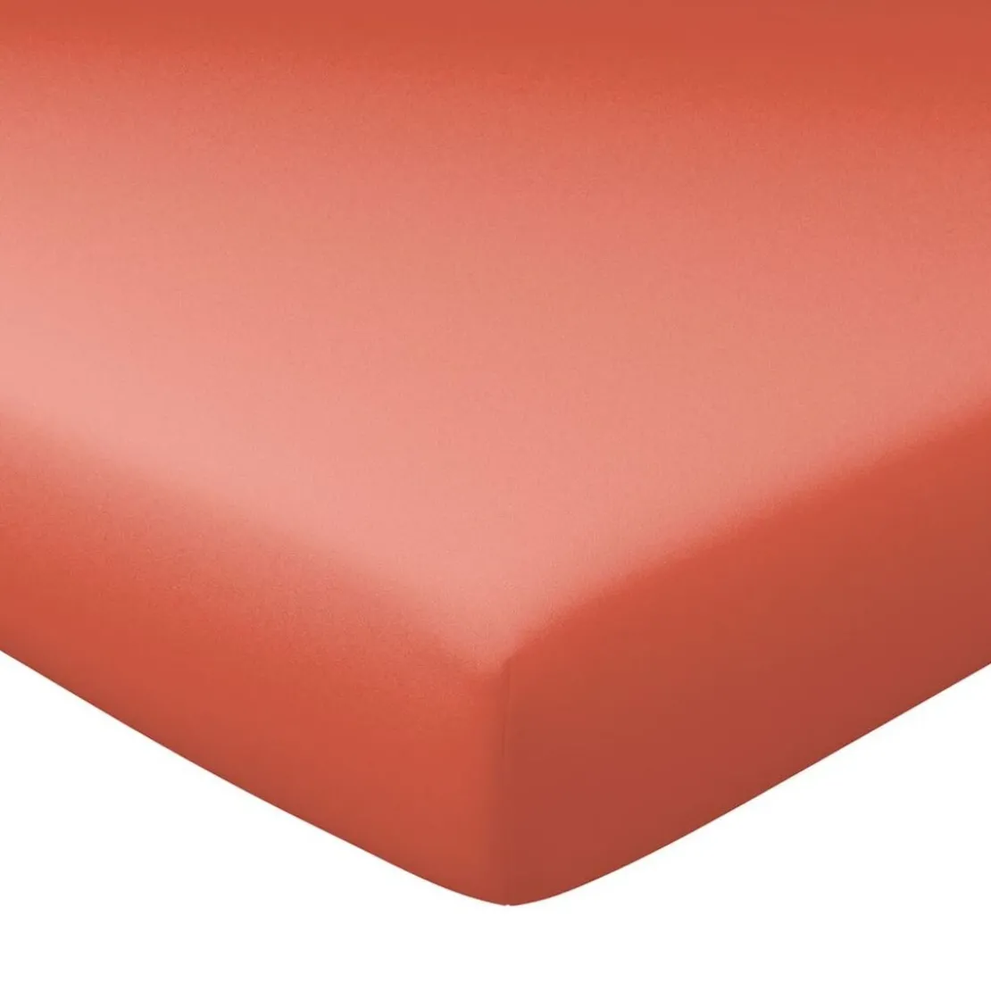 BecquetDrap-housse Grands Bonnets 30 cm en jersey orange poterie