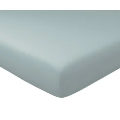 BecquetDrap-housse gris en satin de coton