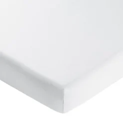 BecquetDrap housse lin lavé LAUREAT blanc