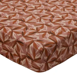 BecquetDrap housse MONDE VEGETAL imprimé feuilles, multicolore