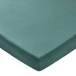 BecquetDrap-housse NICOLASen coton bleu vert