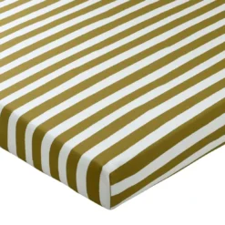 BecquetDrap-housse percale de coton MARTIKA - jaune ocre