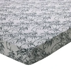 BecquetDrap housse percale de coton HANOI blanc