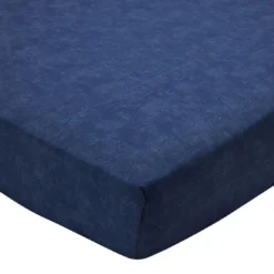 BecquetDrap housse PIA percale motif feuillage multicolore