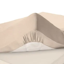 BecquetDrap-housse uni en jersey Super Grands Bonnets 40 cm Sable