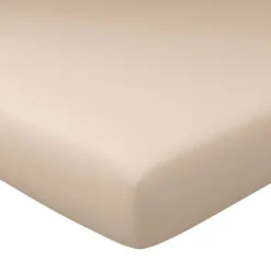 BecquetDrap-housse uni en jersey Super Grands Bonnets 40 cm Sable