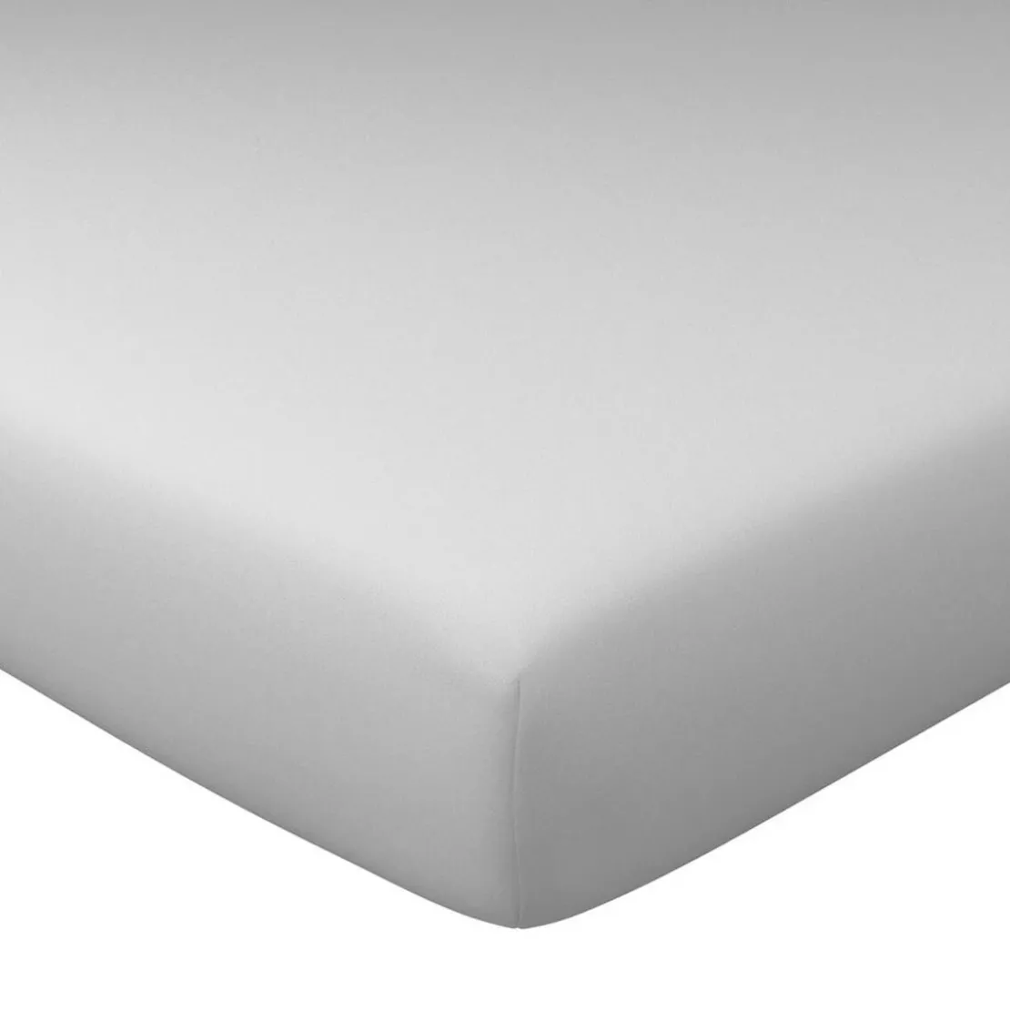 BecquetDrap-housse uni en lin Grands Bonnets 32 cm gris